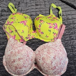 Lot of 2 Cacique Bras, 34DDD